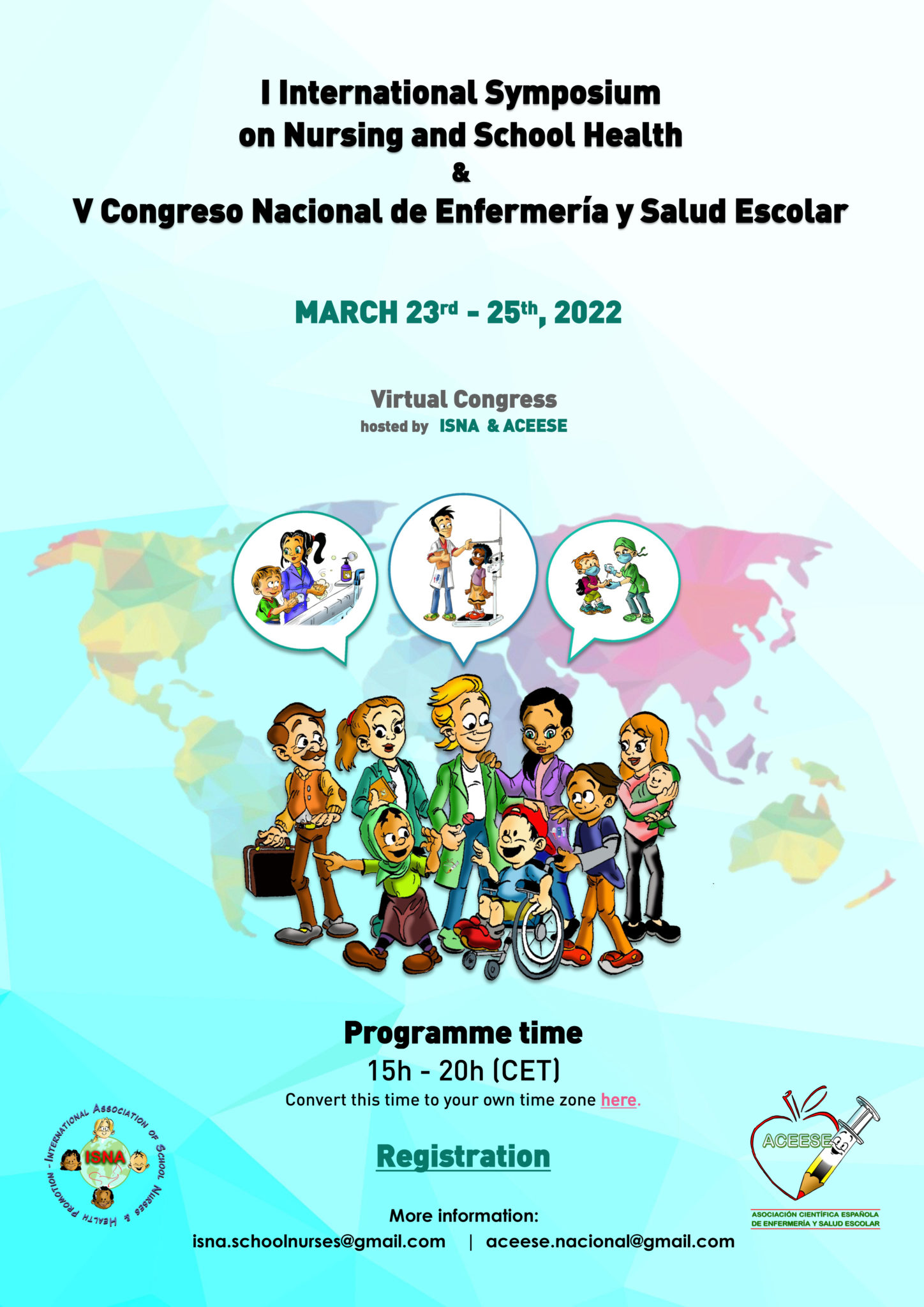 I International Symposium & V Congreso Nacional de Enfermería y Salud Escolar @ Online