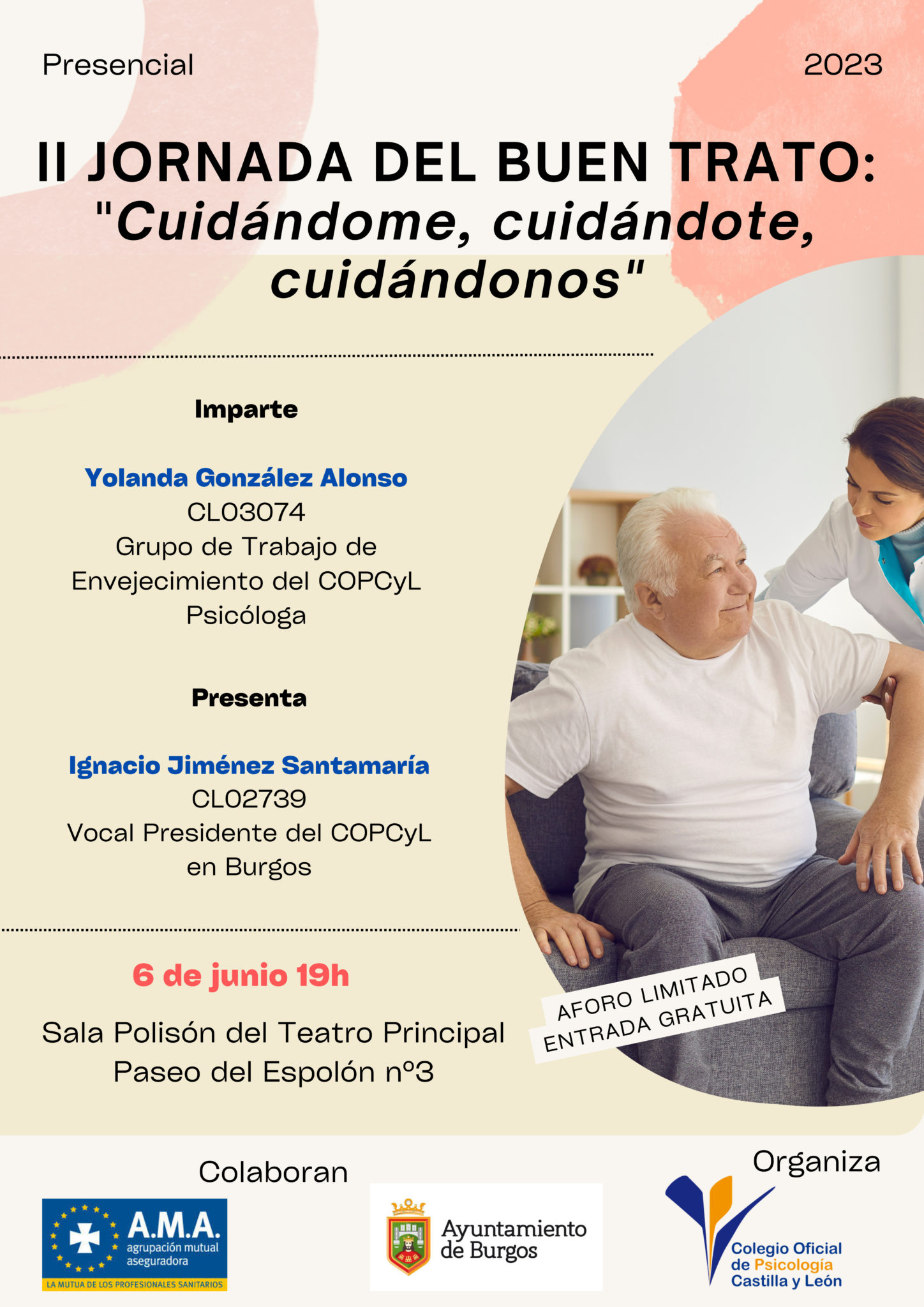 II Jornada del Buen Trato: "Cuidándome, cuidándote, cuidándonos" @ Sala Polisón Teatro Principal, Burgos